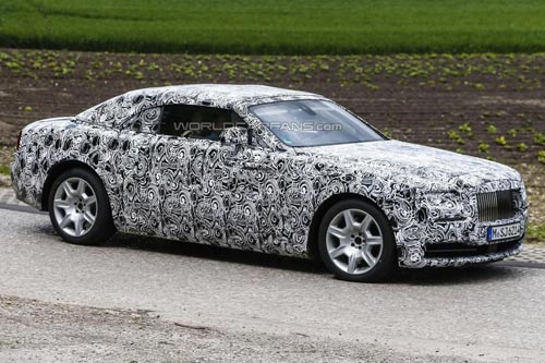 Rolls-Royce Wraith bản mui trần lộ ảnh trên đường thử - 3