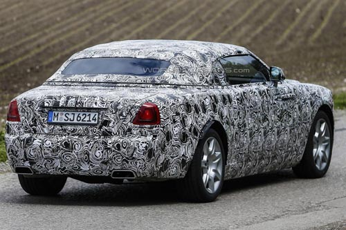 Rolls-Royce Wraith bản mui trần lộ ảnh trên đường thử - 6