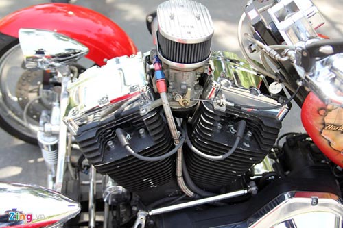 Harley-Davidson 3 bánh in hình quốc kỳ Việt Nam - 1