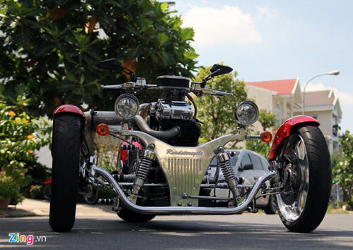 Harley-Davidson 3 bánh in hình quốc kỳ Việt Nam - 3