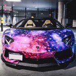 Tin tức ô tô - Ngắm Lamborghini Aventador rực sáng như thiên hà