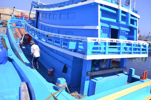 Cận cảnh tàu cá “khủng” nhất miền Trung vừa hạ thủy - 3