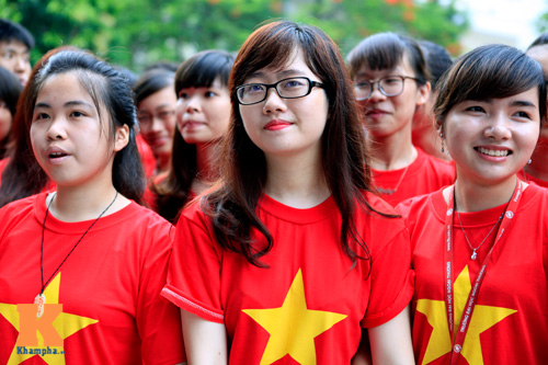 Sinh viên Ngoại Thương xếp hình bản đồ Việt nam - 11