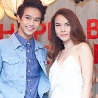 Ca nhạc - MTV - Yến Trang diện "cây trắng" bên hot boy Thái Lan