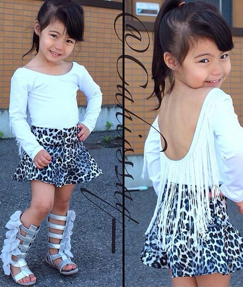 Cô bé Nhật lai Brazil sành điệu hơn người lớn - 2