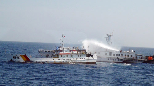 Trung Quốc đưa tàu quét mìn đến giàn khoan Hải Dương 981 - 1