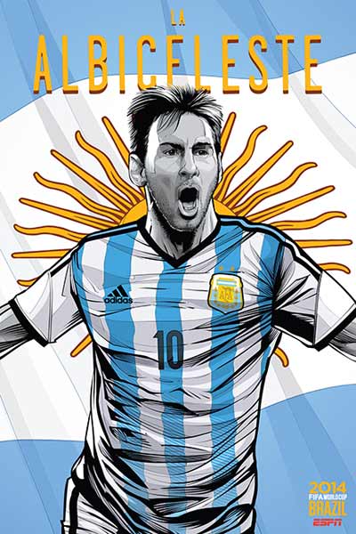 Poster độc đáo 32 đội tuyển dự World Cup (2) - 2