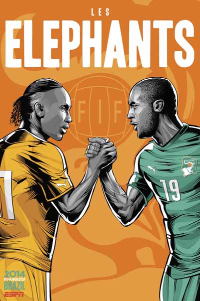 Poster độc đáo 32 đội tuyển dự World Cup (2) - 9