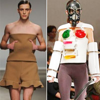 Xu hướng thời trang - Những bộ trang phục thách đố người ngắm