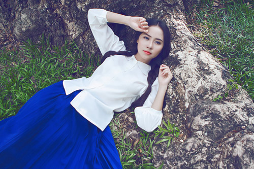 Tường Vy đẹp dung dị trong nắng hè - 5