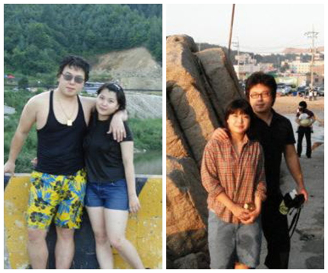 Ban đầu, chàng trai nặng tới 115kg và cô gái nặng 83kg.
