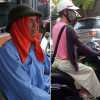 Xu hướng thời trang - Hà Nội: Muôn kiểu "xoa dịu" nắng nóng của mày râu