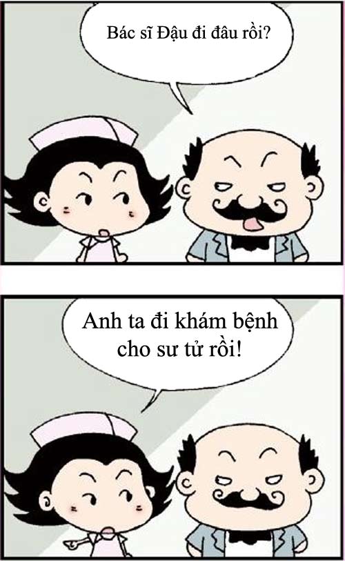 Truyện tranh: Bác sĩ Đậu khám cho sư tử - 1