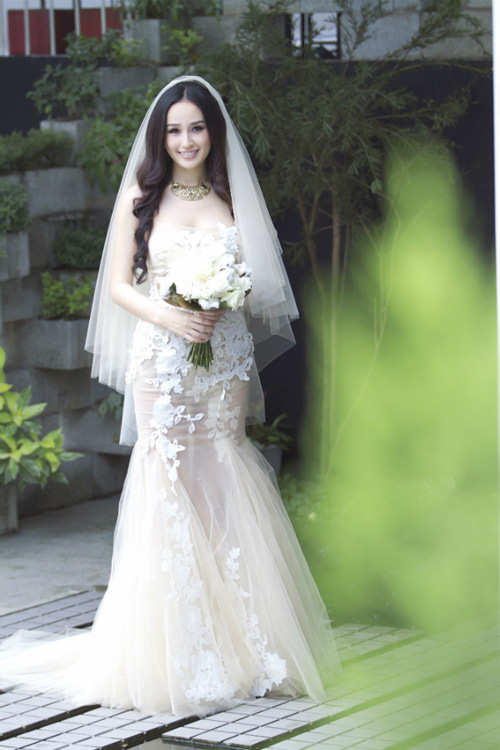 Nao lòng ngắm mỹ nhân Việt hóa cô dâu xinh đẹp - 11