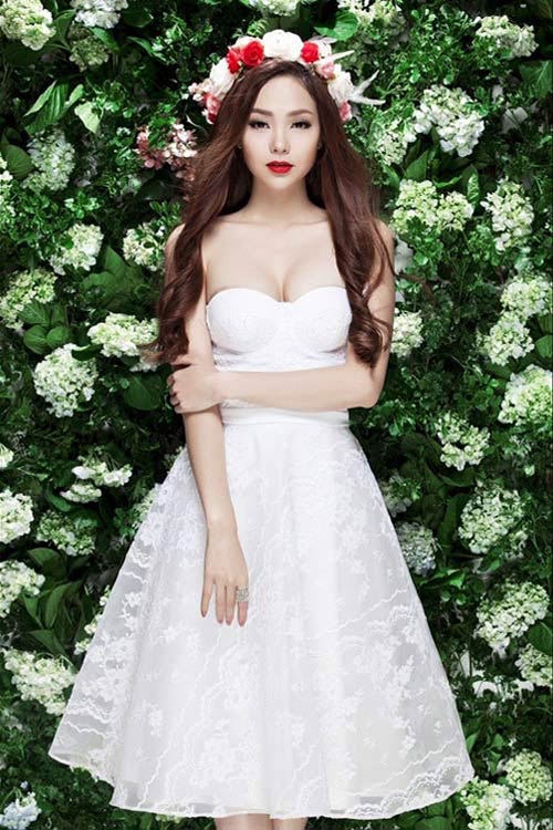 Nao lòng ngắm mỹ nhân Việt hóa cô dâu xinh đẹp - 8