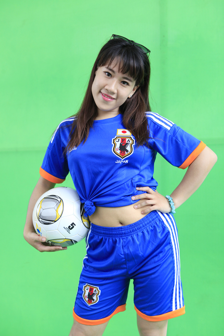 Đến với chương trình "Sôi động cùng Worl Cup 2014" ngoài vẻ đẹp, các thiếu nữ còn phải có niềm đam mê với trái bóng tròn.
