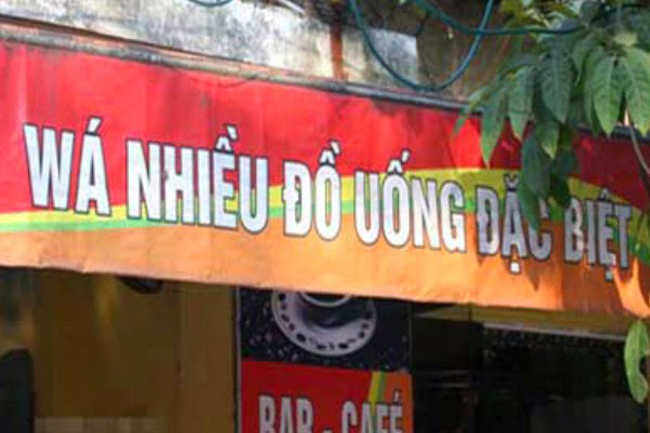 ĐẦU TIÊN, XIN MỜI ANH EM CÙNG DUYỆT CÁC QUÁN, TÊN NÀO HÀI NHẤT TA DZÔ.
