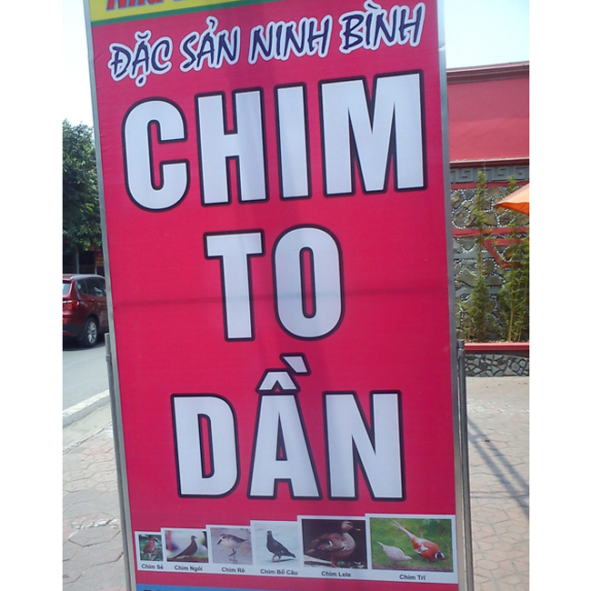 ĐẦU TIÊN, XIN MỜI ANH EM CÙNG DUYỆT CÁC QUÁN, TÊN NÀO HÀI NHẤT TA DZÔ.
