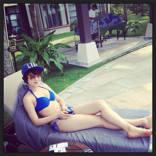 Mát mắt ngắm hotgirl Việt mặc bikini - 3