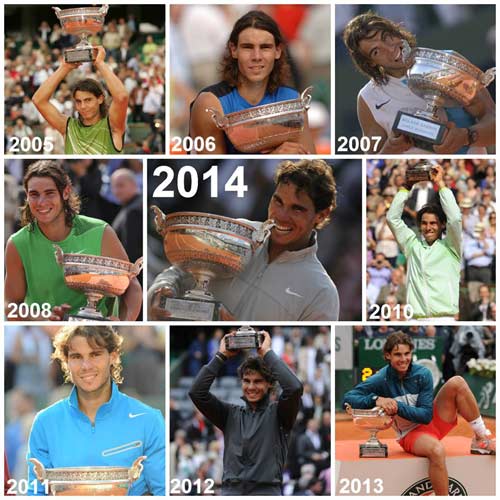 Hành trình 9 năm Nadal trên đỉnh Roland Garros - 1
