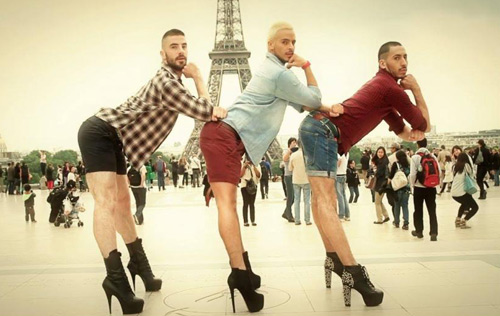 3 chàng trai đi giày cao gót khuấy đảo dân mạng - 2