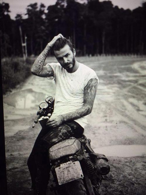 Beckham xuyên rừng cùng Triumph Bonneville đặc biệt - 1