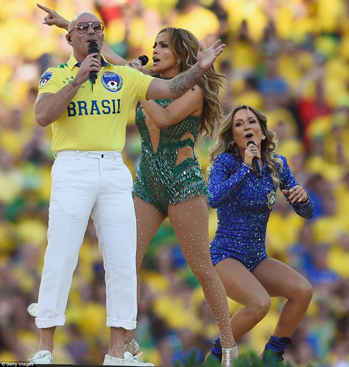 Jennifer Lopez rực cháy tại lễ khai mạc World Cup - 1