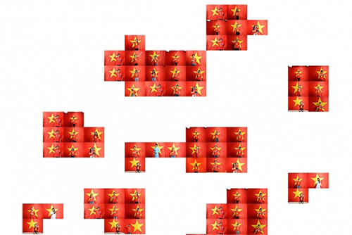 Bản đồ Việt Nam được xếp từ 5.600 bức ảnh - 2