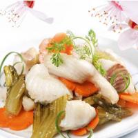 Ẩm thực - Phi lê điêu hồng xào dưa cải