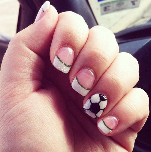 Thể hiện tình yêu World Cup qua mẫu nail - 5