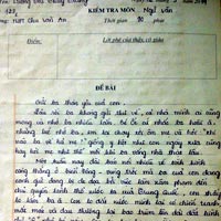 Tin tức trong ngày - Rớt nước mắt bài văn điểm 9 gửi ba ở Trường Sa