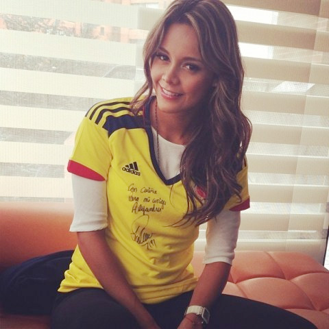 Nữ phóng viên nóng bỏng gây sốt tại World Cup 2014 - 2