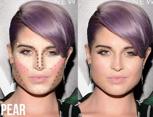 Học mỹ nhân cách đánh sáng tối cho từng khuôn mặt - 5