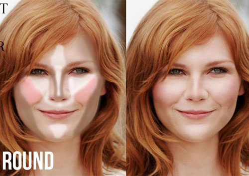 Học mỹ nhân cách đánh sáng tối cho từng khuôn mặt - 7