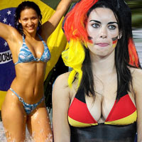Bí quyết mặc đẹp - "Bữa tiệc" bikini rực lửa tại World Cup 2014
