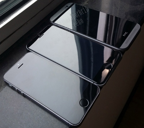 iPhone 6 cực đẹp đọ dáng bên HTC One M8 - 1