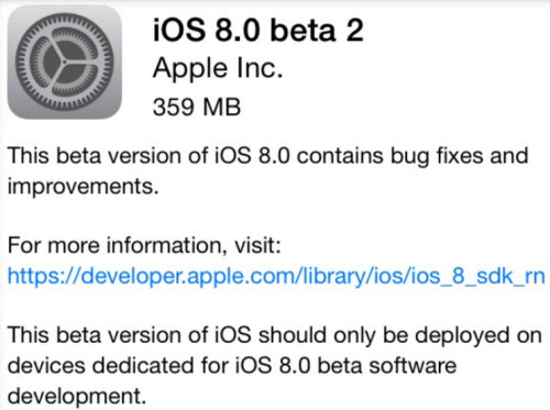 iOS 8 Beta 2 trình làng - 1