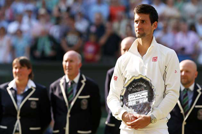Novak Djokovic, hạt giống số 1 tại Wimbledon năm nay, đã thất bại trong trận chung kết năm ngoái trước Andy Murray.
