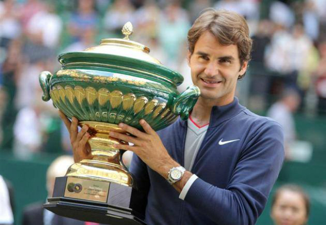 Roger Federer vừa có màn khởi động ấn tượng trước Wimbledon với chiến thắng tại giải Halle.
