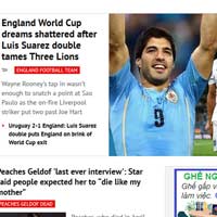 Bóng đá - Báo Anh chua xót trước ác mộng, ngả mũ trước Suarez