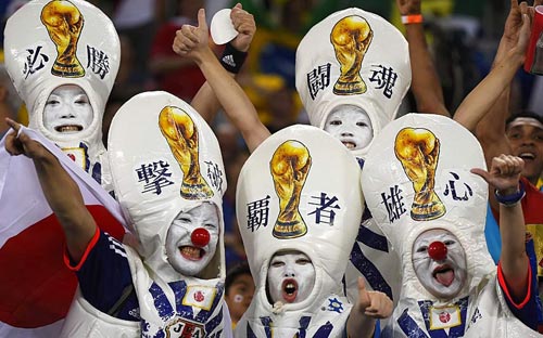 Ảnh ấn tượng: Người hâm mộ Nhật Bản cổ vũ tại World Cup - 1