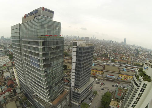 'Phố Wall mới' của Hà Nội nhìn từ camera bay - 2