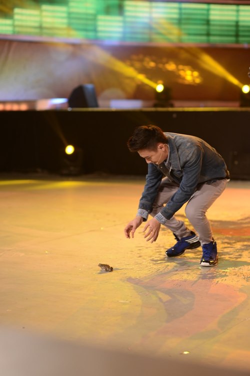 Á quân Vietnam Idol bị "tra tấn" trong Ai dám hát 2014 - 5