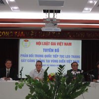 Hội Luật gia VN: Việt Nam sẽ thắng TQ trước tòa quốc tế