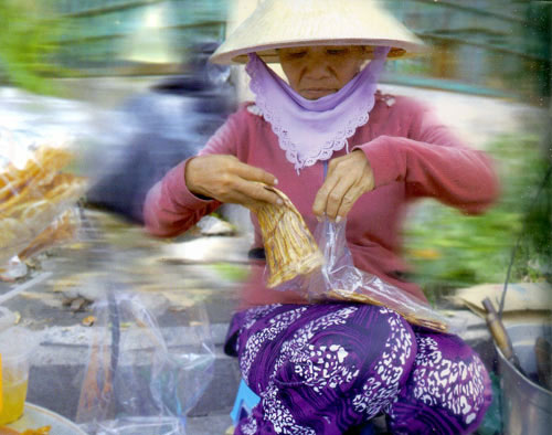 Chuối lát nướng quà quê thơm thảo - 2