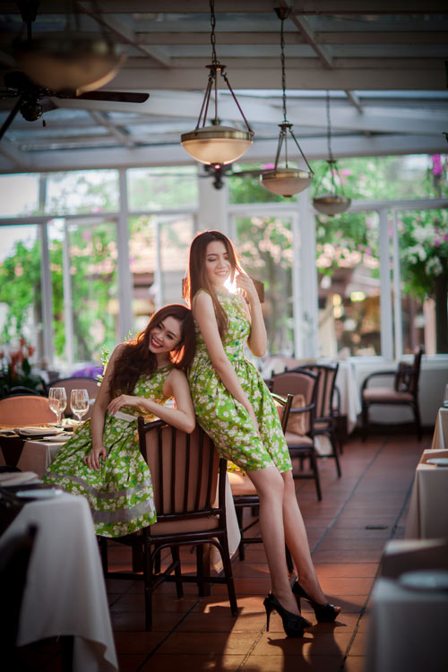 Nhan sắc miền Trung dịu dàng váy hoa - 5