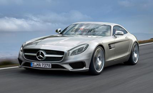 Mercedes GT AMG thay thế "siêu xe cánh chim" lộ diện - 1