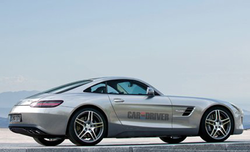 Mercedes GT AMG thay thế "siêu xe cánh chim" lộ diện - 3