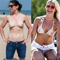 Xu hướng thời trang - Bikini "lộ" nhũ hoa đang gây sốt!