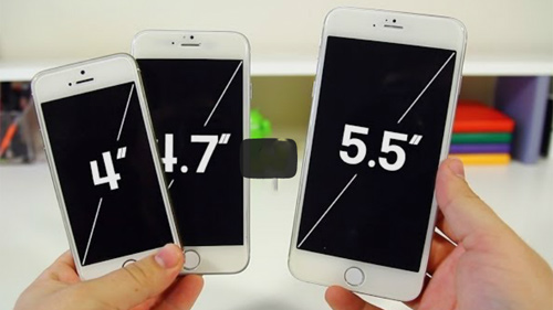 iPhone 6 màn hình 4,7 và 5,5 inch đọ dáng smartphone khác - 1
